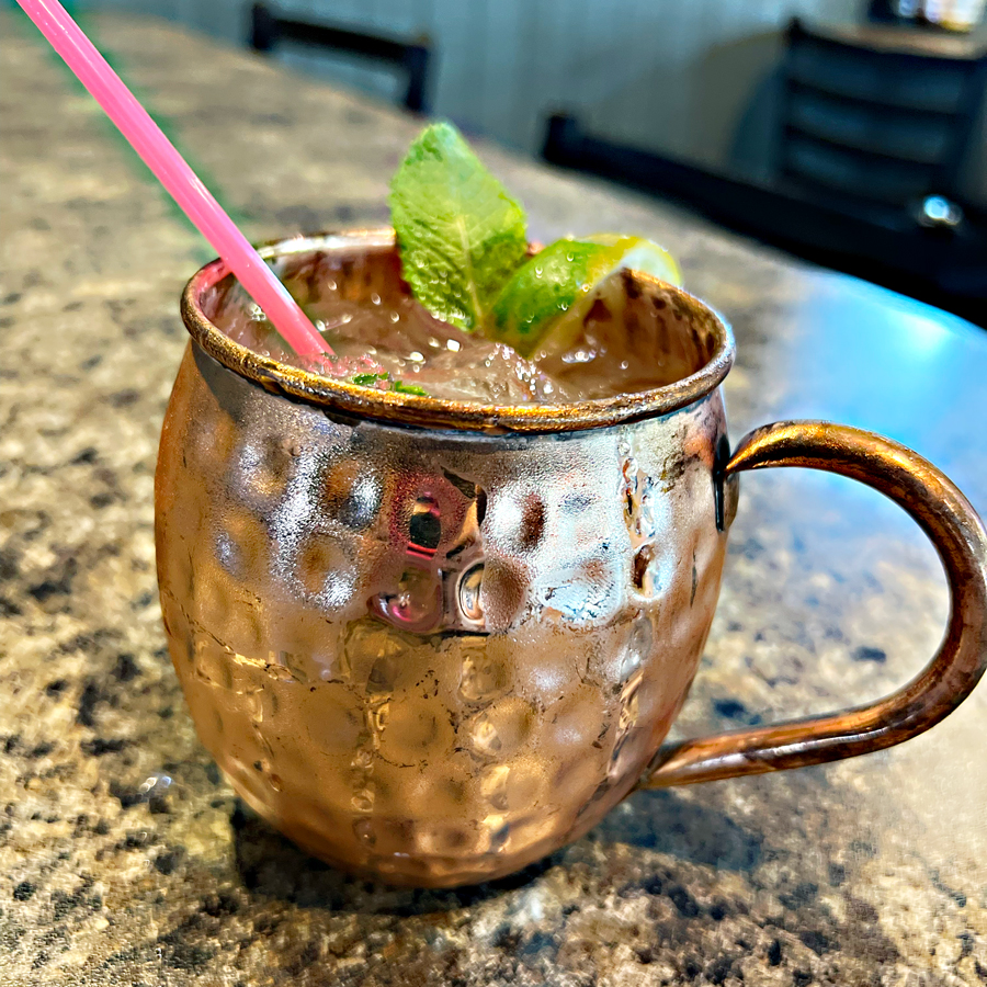 Watermelon Mint Mule Mocktail